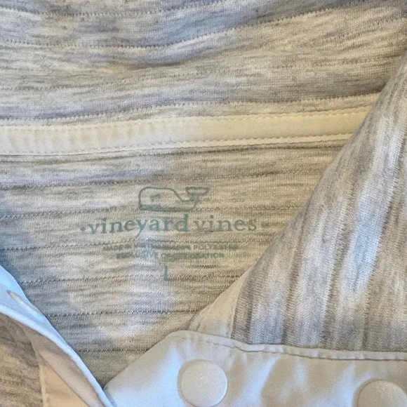 Vineyard Vines Heather Gray Pullover Sweatshirt - Picture 3 of 4